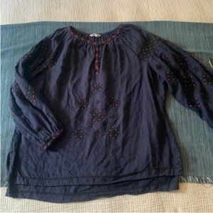 ALEX MILL EMBROIDERED BLOUSE // Size M